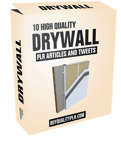 10 High Quality Drywall PLR Articles and Tweets