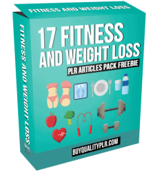 17 Fitness and Weight Loss PLR Articles Pack Freebie