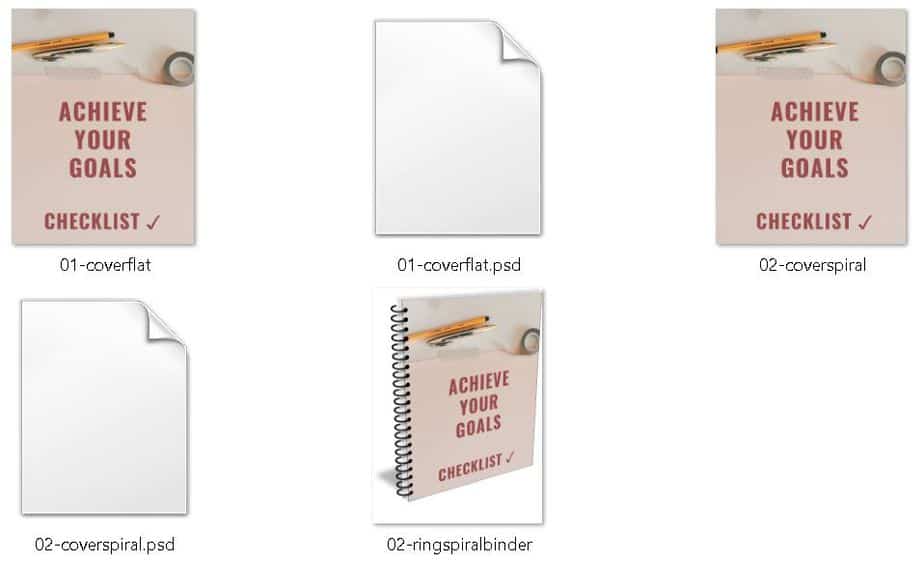 Achieve Your Goals Premium PLR Ecovers