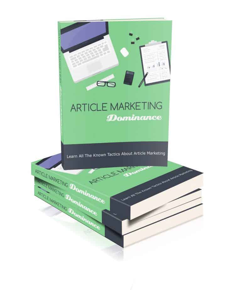 Article Marketing Dominance MRR eBook and Optin Page