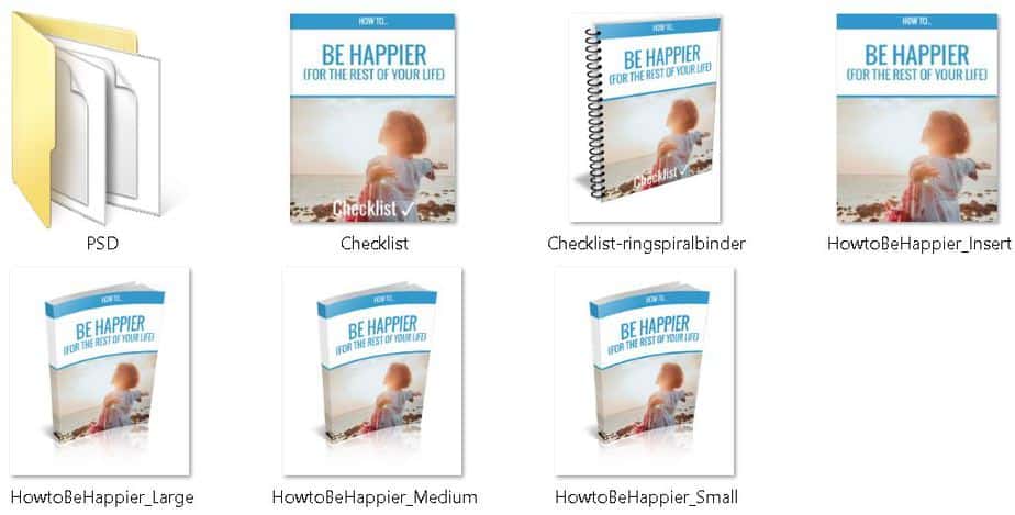 Be Happy Premium PLR Ecovers Be Happy Premium PLR Ecovers