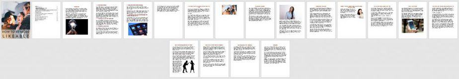 Be More Likeable Premium PLR Ebook Sneak Preview Be More Likeable Premium PLR Ebook Sneak Preview