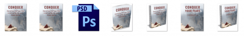 Conquer Your Fears PLR Editable Ecovers
