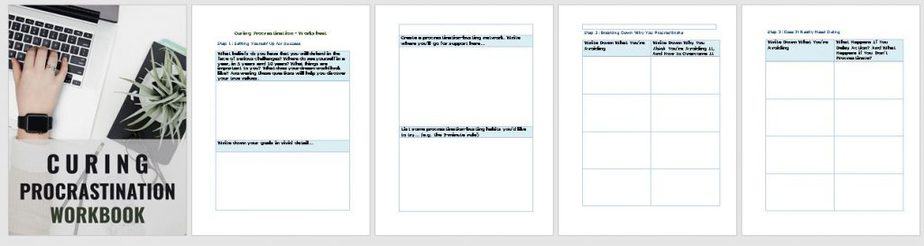 End Procrastination Premium PLR Worksheet End Procrastination Premium PLR Worksheet