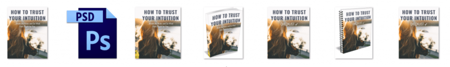 Follow Your Intuition PLR Editable Ecovers
