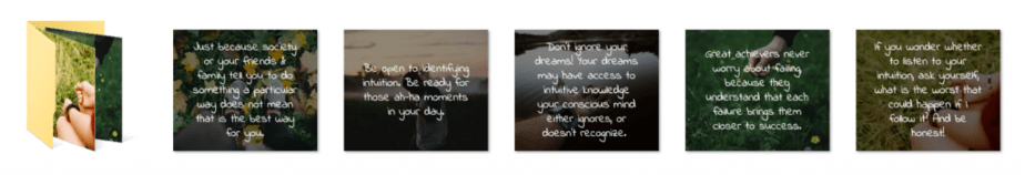 Follow Your Intuition PLR Social Graphics Follow Your Intuition PLR Social Graphics