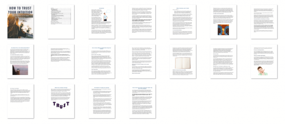 Follow Your Intuition PLR eBook Inside Look Follow Your Intuition PLR eBook Inside Look