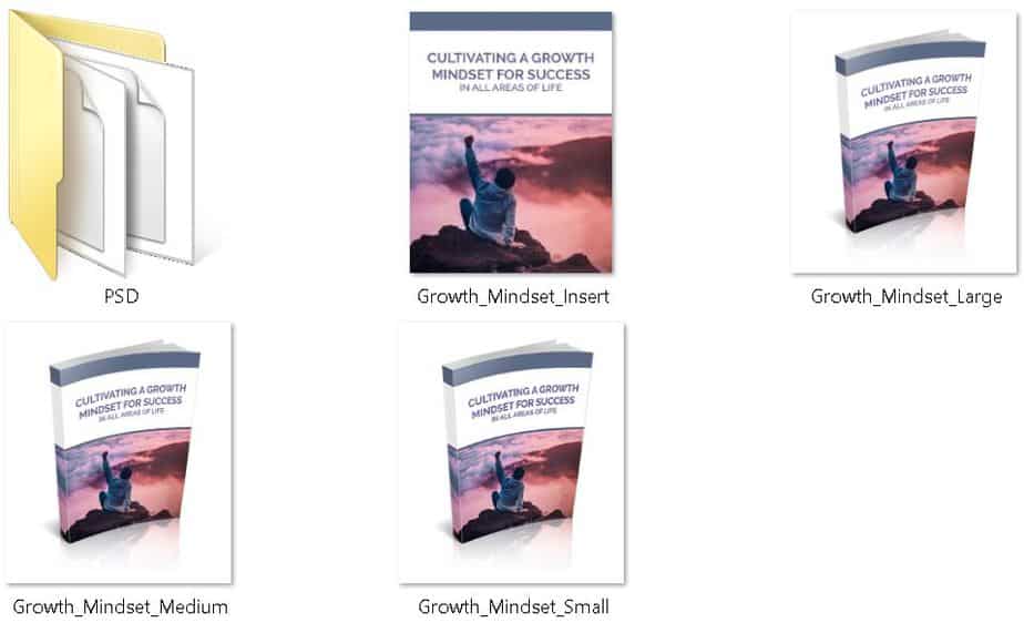 Growth Mindset Premium PLR Ecovers