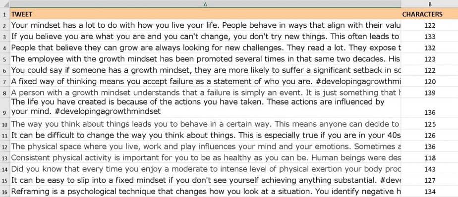 Growth Mindset Premium PLR Social Media Tweets