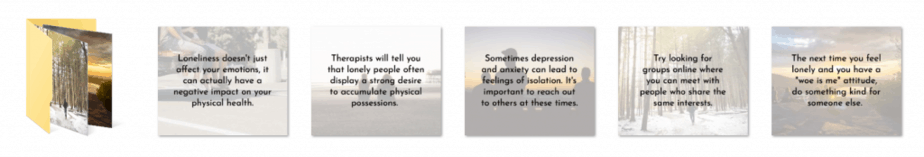 Loneliness PLR Social Graphics Loneliness PLR Social Graphics