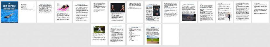 Low Impact Fitness Premium PLR Ebook Sneak Preview