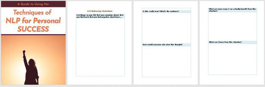 NLP Premium PLR Worksheet Sneak Preview