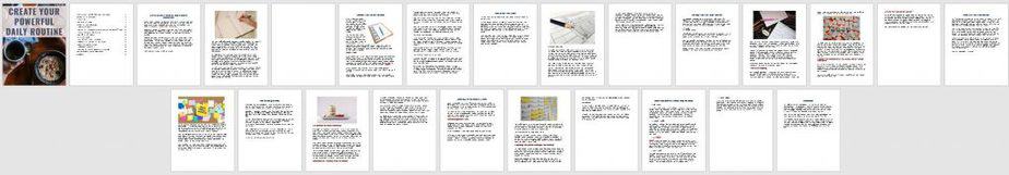 Routines PLR Ebook Sneak Preview