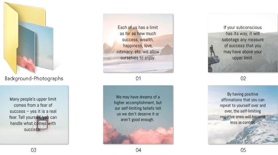 Upper Limit Problem Premium PLR Social Media Graphics