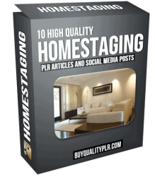 10 High Quality Homestaging PLR Articles and Tweets