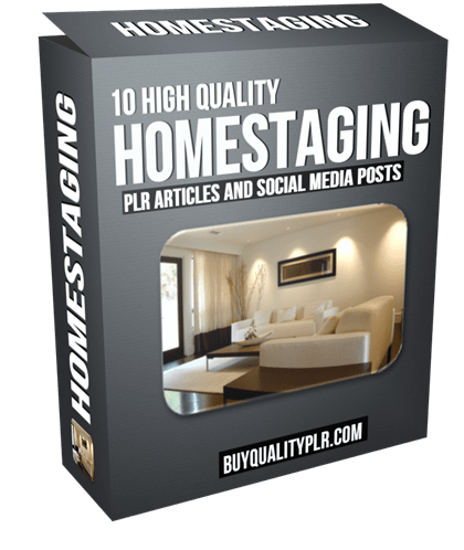 10 High Quality Homestaging PLR Articles and Tweets