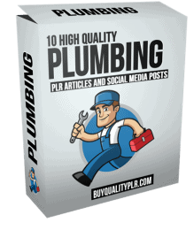 10 High Quality Plumbing PLR Articles and Social Media Posts