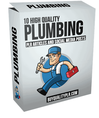 10 High Quality Plumbing PLR Articles and Social Media Posts