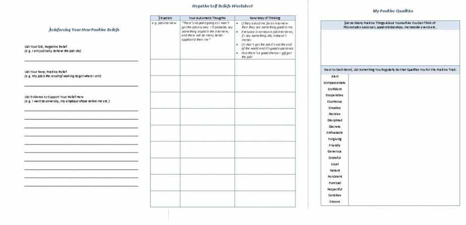 Believe in Yourself Premium PLR Worksheet