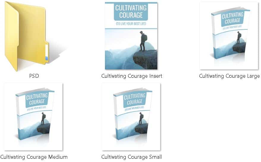 Cultivating Courage Premium PLR Ecovers