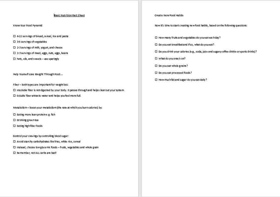 Fitness Nutrition Premium PLR Checklist Sneak Preview Fitness Nutrition Premium PLR Checklist Sneak Preview