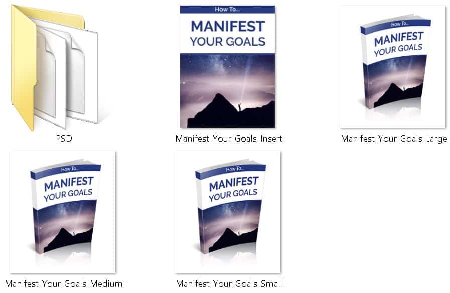 Manifest Your Goals Premium PLR Ecovers Manifest Your Goals Premium PLR Ecovers
