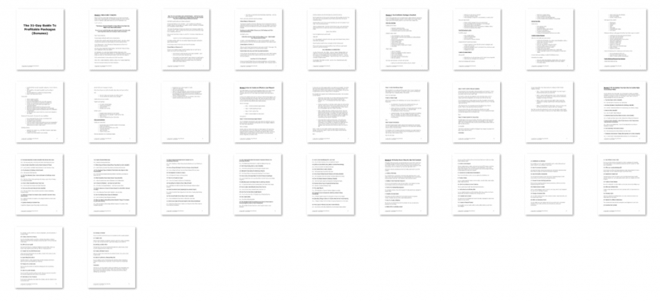 Profitable Packages PLR Guide Profitable Packages PLR Guide