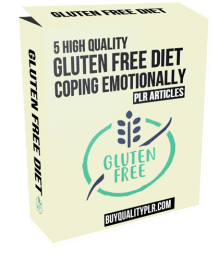 5 High Quality Gluten Free Diet Coping Emotionally PLR Articles