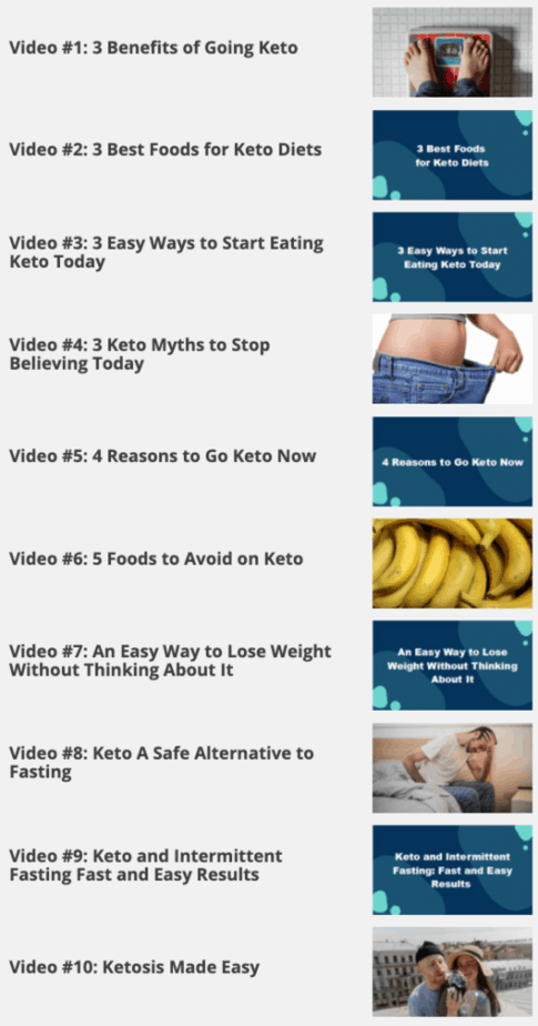 Easy Keto Videos