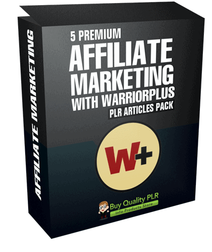 5 Premium Affiliate Marketing With WarriorPlus PLR Articles Pack