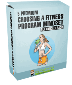 5 Premium Choosing A Fitness Program Mindset PLR Articles Pack