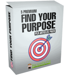 5 Premium Find Your Purpose PLR Articles Pack - Buy Quality PLR