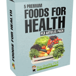 5 Premium Foods For Health PLR Articles Pack