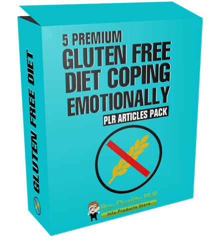 5 Premium Gluten Free Diet Coping Emotionally PLR Articles Pack
