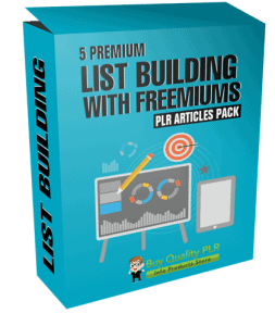 5 Premium List Building With Freemiums PLR Articles Pack