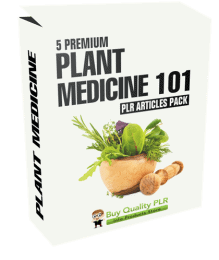 5 Premium Plant Medicine 101 PLR Articles Pack