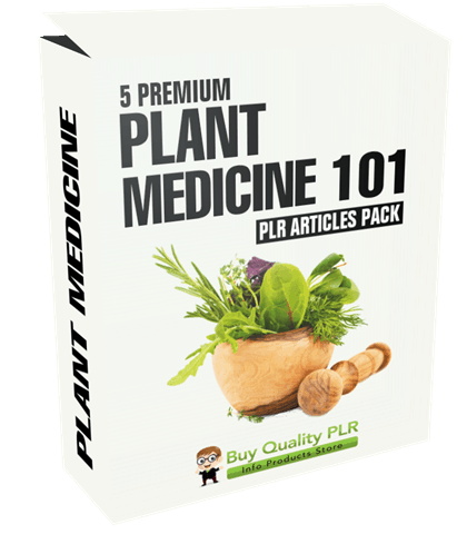 5 Premium Plant Medicine 101 PLR Articles Pack