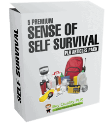 5 Premium Sense of Self Survival PLR Articles Pack