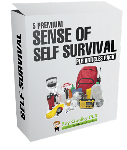 5 Premium Sense of Self Survival PLR Articles Pack