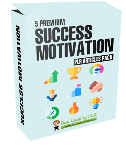 5 Premium Success Motivation PLR Articles Pack