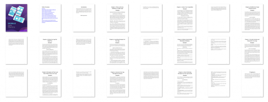 Mobile App Mantra PLR eBook Resell PLR Screenshot