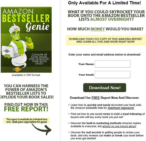 Amazon Bestseller PLR Lead Magnet Kit Squeeze Page