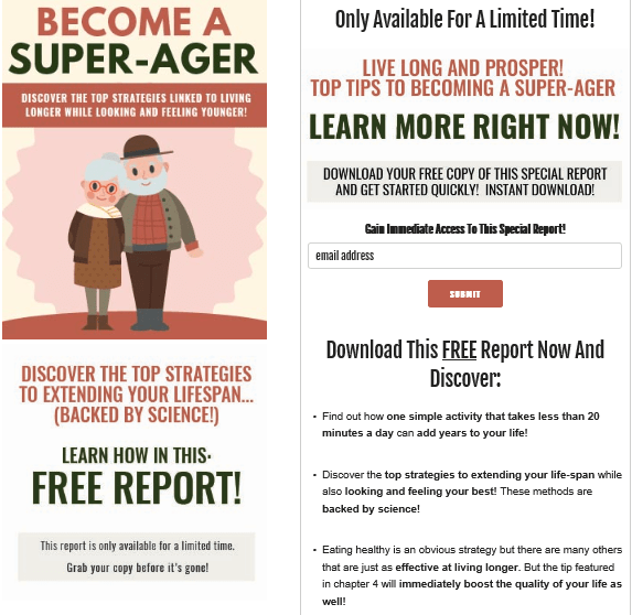Become A Super Ager PLR Squeeze Page Become A Super Ager PLR Squeeze Page