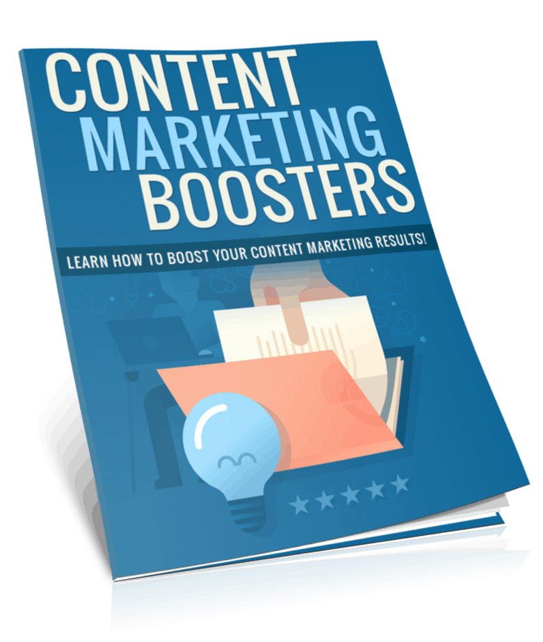 Content Marketing Boosters PLR Report eCover