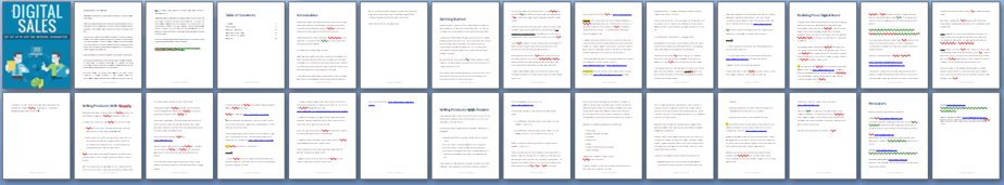 Digital Sales PLR Report Sneak Preview Digital Sales PLR Report Sneak Preview