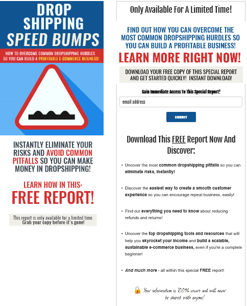 Dropshipping Mistakes PLR Squeeze Page Dropshipping Mistakes PLR Squeeze Page