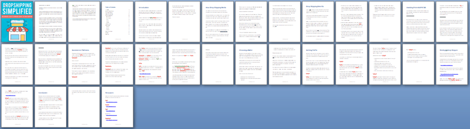 Dropshipping Simplified PLR Report Sneak Preview Dropshipping Simplified PLR Report Sneak Preview