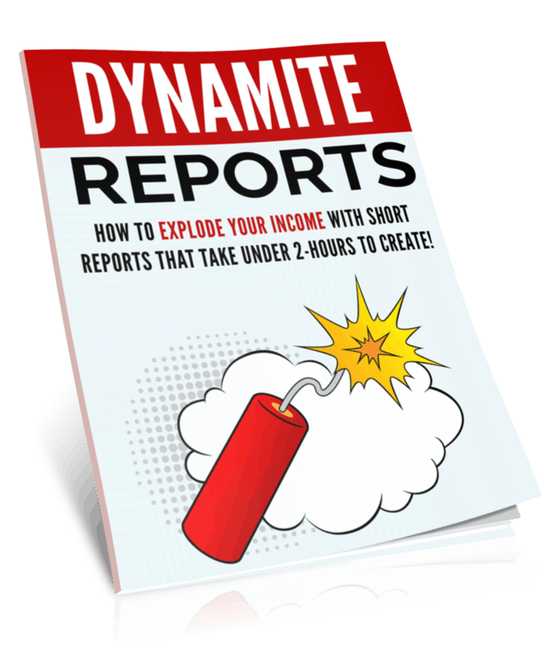 Dynamite Reports Profits PLR Report eCover