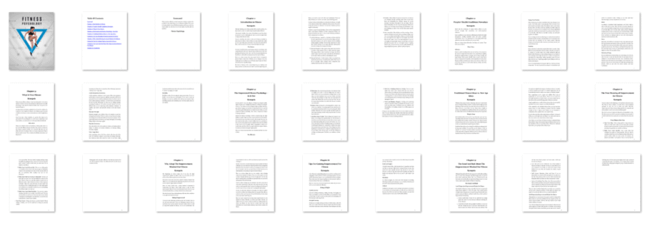 Fitness Psychology PLR eBook Resell PLR Screenshot Fitness Psychology PLR eBook Resell PLR Screenshot