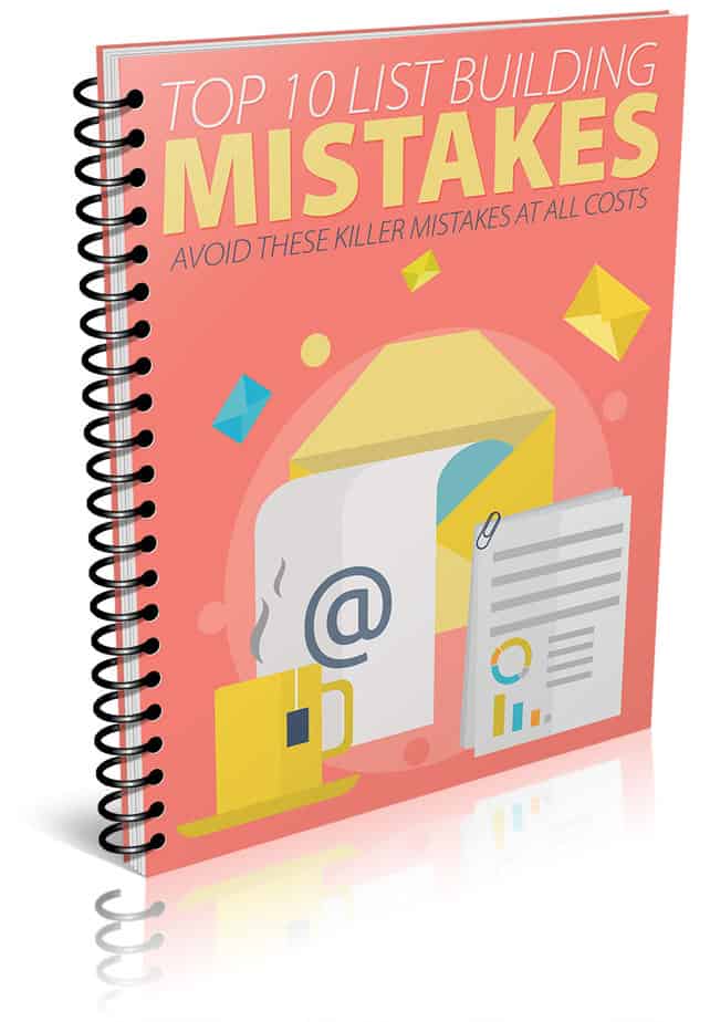 List Building Mistakes PLR Report eCover